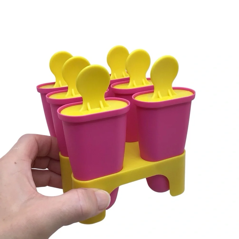 IKEA CHOSIGT Ice Pop Maker Mold Set BPA Free Reusable Popsicle Molds Pink